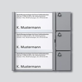 S. Siedle & Soehne BTM650-03 Metallisch - Silber (BTM650-03SM) (200035739-00)