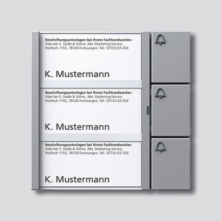 S. Siedle & Soehne BTM650-03 Metallisch - Silber (BTM650-03SM) (200035739-00)