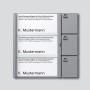 S. Siedle & Soehne BTM650-03 Metallisch - Silber (BTM650-03SM) (200035739-00)