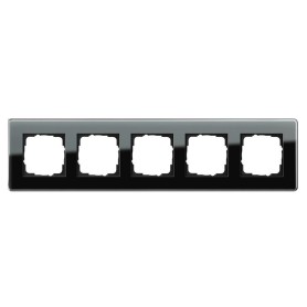 GIRA 021505 Placca copripresa e copri interruttori Nero
