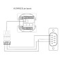 Vivolink VLCP8B interruttore Bianco
