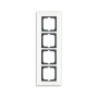 Busch-Jaeger 1754-0-4445 Placca copripresa e copri interruttori Nero, Bianco (2CKA001754A4445)