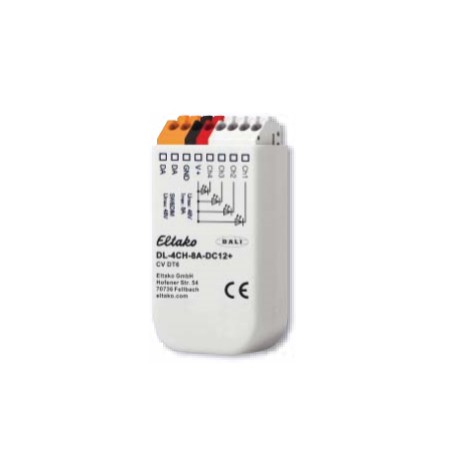 Eltako DL-4CH-8A-DC12+ Esterno Dimmer Bianco (33000019)