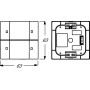 Busch-Jaeger 6126/01-84 Bianco (2CKA006116A0173)