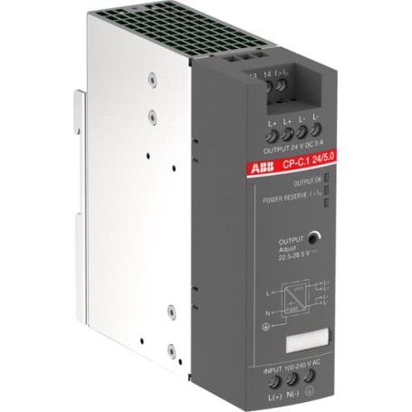 ABB CP-C.1 24/5.0 alimentatore per computer Grigio (1SVR360563R1001)