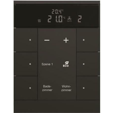 Busch-Jaeger HVAC-Slave-Gerät 6fach, BE, sw, matt SBS/U6.0.11-885 (2CKA006330A0034)