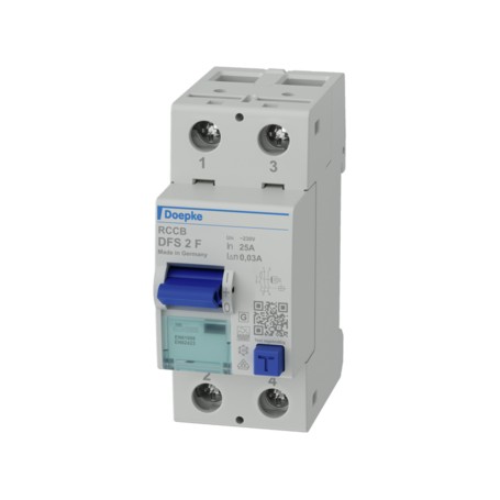 Doepke DFS 2 025-2/0,03-F interruttore automatico Dispositivo a corrente residua Tipo F (09124020)