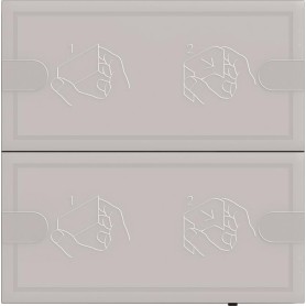 Gira KNX Tastsensor 4 Komf. 2f TS4 anthr. 5002028 (5002028)