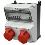 MENNEKES 920019 presa energia CEE 7/3 Nero, Rosso, Bianco