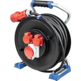 as - Schwabe 22655 Kabeltrommel Schwarz CEE-Stecker 16 A 5polig (22655)