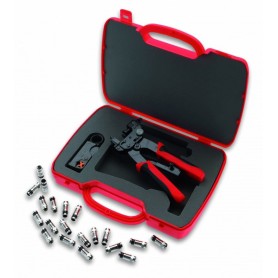 Cimco 106154 pinza crimpatrice Set di utensili/attrezzi Nero, Rosso