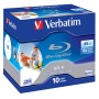 Verbatim BD-R SL 25GB 6x Printable 10 Pack Jewel Case 10 pz (43713/10)