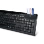 Hamlet Smart Card Keyboard tastiera usb professionale con lettore smart card integrato (XKKITASCR)