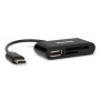 Hamlet XZR100UC lettore di schede USB 2.0 Type-C Nero (XZR100UC)