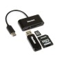Hamlet XZR100UC lettore di schede USB 2.0 Type-C Nero (XZR100UC)