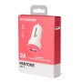 Celly PT-DC1USBP Caricabatterie per dispositivi mobili Rosa, Bianco Auto (PT-DC1USBP)
