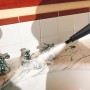 Polti Vaporetto First Pulitore a vapore portatile 0,2 L 1000 W Blu, Bianco (PGEU0011)