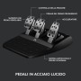 Logitech G G923 Racing Wheel and Pedals for PS5, PS4 and PC Nero USB Sterzo + Pedali PC, PlayStation 4 (941-000149)