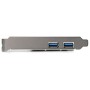 StarTech.com Scheda controller USB SuperSpeed 3.0 PCIe PCI Express a 2 porte con alimentazione SATA (PEXUSB3S23)