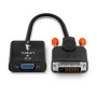 Lindy 38189 cavo e adattatore video 0,1 m DVI-D VGA (D-Sub) Nero (38189)