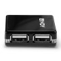 Lindy 42742 hub di interfaccia 480 Mbit/s Nero (42742)