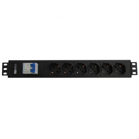 WP WPN-PDU-I02-06 unità di distribuzione dell'energia (PDU) 6 presa(e) AC 1.5U Nero (WPN-PDU-I02-06)