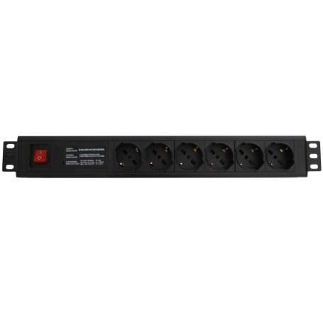 WP WPN-PDU-I06-06 protezione da sovraccarico Nero 6 presa(e) AC 250 V (WPN-PDU-I06-06)