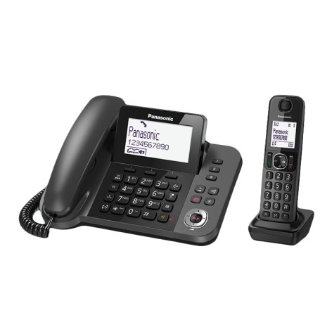 Panasonic KX-TGF320E telefono Telefono DECT Identificatore di chiamata Nero (KX-TGF320EXM)