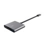 Trust Dalyx USB 3.2 Gen 1 (3.1 Gen 1) Type-C 5 Mbit/s Alluminio, Nero (23772)