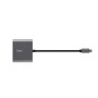 Trust Dalyx USB 3.2 Gen 1 (3.1 Gen 1) Type-C 5 Mbit/s Alluminio, Nero (23772)