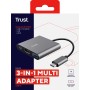 Trust Dalyx USB 3.2 Gen 1 (3.1 Gen 1) Type-C 5 Mbit/s Alluminio, Nero (23772)