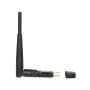 Hamlet Adattatore USB Wi-Fi 600Mbps Dual Band 5GHz + 2.4GHz standard 802.ac con antenna rimovibile (HNW600ACU)