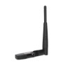 Hamlet Adattatore USB Wi-Fi 600Mbps Dual Band 5GHz + 2.4GHz standard 802.ac con antenna rimovibile (HNW600ACU)