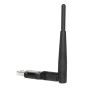 Hamlet Adattatore USB Wi-Fi 600Mbps Dual Band 5GHz + 2.4GHz standard 802.ac con antenna rimovibile (HNW600ACU)