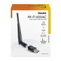 Hamlet Adattatore USB Wi-Fi 600Mbps Dual Band 5GHz + 2.4GHz standard 802.ac con antenna rimovibile (HNW600ACU)