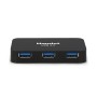 Hamlet Hub Usb 3.0 a 4 porte 5 Gbps con alimentatore (XHUB430BKPW)