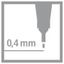 STABILO point 88 penna tecnica Marrone 1 pz (88/45)