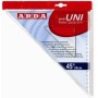 ARDA Squadra 45° 30 cm Linea Uni Polistirolo Trasparente (28730SSA)