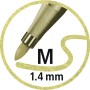 STABILO Pen 68 metallic marcatore Oro 1 pz (68/810)