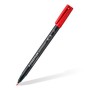 Staedtler Lumocolor 318 WP4 marcatore permanente Punta sottile Nero, Blu, Verde, Rosso 4 pz (318WP4)