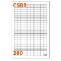 Markin 210C581 etichetta per stampante Bianco (210C581)