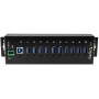 StarTech.com HUB Industriale USB 3.0 a 10 porte - Perno e concentratore USB 3.0 con ESD e protezione da sovratensio (ST1030USBM)