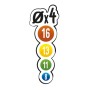 Maped Temperamatite Croc Croc Universal 2 fori - 4 diametri (017810)