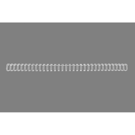 GBC Spirali metalliche WireBind bianche 8 mm (100) (RG810570)