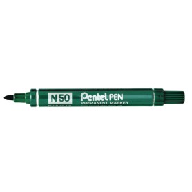 Pentel N 50 marcatore permanente Tipo di punta Verde 12 pz (N50-D)