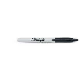 Sharpie Fine Retractable marcatore permanente Punta sottile Nero (S0810840)