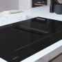 ASKO HIH 3843 FB1 Piano induzione e cappa integrata, 80 cm, 2 zone bridge, nero - installazione a filo e appoggio (HIH3843FB1)