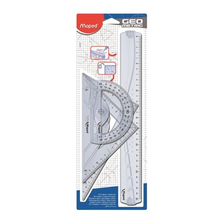 Maped Maxi set di righelli 4 pz Plastica (242767)