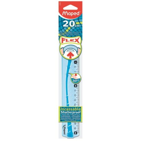 Maped 244020 righello 200 mm Plastica Trasparente (244020)