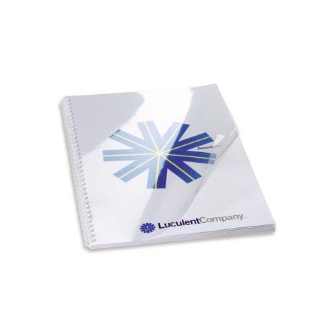 GBC Copertine rilegatura HiClear A4 PVC 240mic ultra trasp (100) (CE012480)